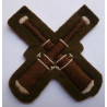 British Army Crossed Cannons Cloth Trade Badge
