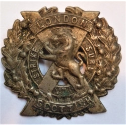 London Scottish Glengarry/Cap Badge