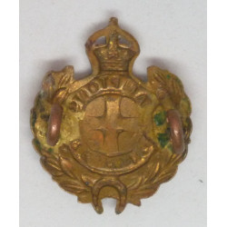 Northamptonshire Regiment Collar Badge Dog