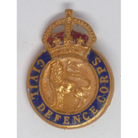 Civil Defence Corps Pin Badge