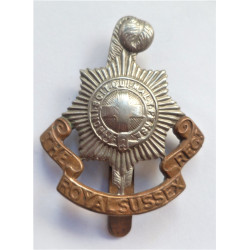 WW2 Royal Sussex Regiment Cap Badge